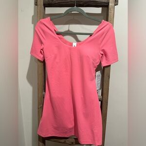 Lululemon Align Dress NWT Short Sleeve Sakura Pink